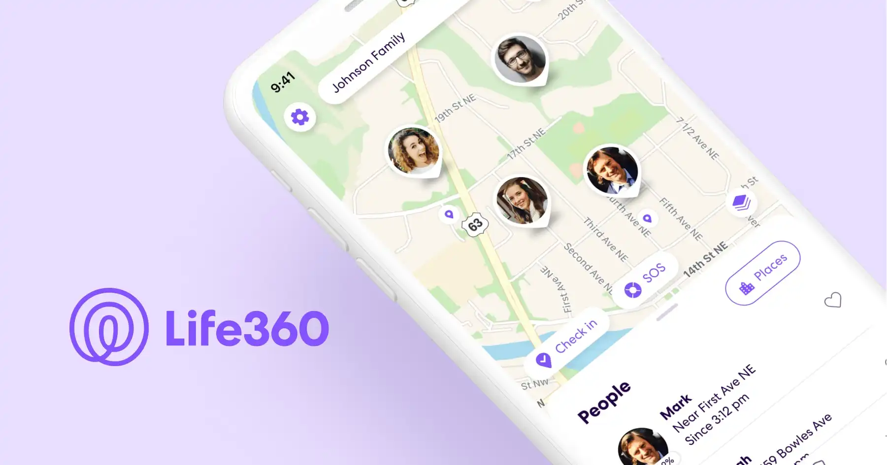 screenshot from Life 360 app with the option of choosing the method of sending the invitation